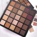 Vodisa 25B Matte and Shimmer Eyeshadow Palette with Makeup Brush Set - Brown Eye Shadows, Long Lasting, Waterproof, High Pigment Powder Palette - Buy Online on GoSupps.com