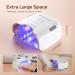 BOLASEN Cordless Rechargeable UV Nail Lamp - 54W Wireless LED Nail Dryer for Gel Nails Portable & Professional Curing Light with Metallic Reflector - Perfect for Home & Salon Use - Buy Online on GoSupps.com