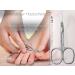 Left-Handed Cuticle Scissors | Premium Quality Curved Cutting Surface for Precision Care - Buy Online on GoSupps.com