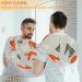 Fox Tree Beard Bib Apron - Non-Stick Waterproof Hair Catcher for Men | Perfect Grooming Gift with 2 Suction Cups - Buy Online on GoSupps.com