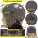 ALTERYOU Body Wave Lace Front Human Hair Wig 16 180% Density Pre Plucked Brazilian Virgin Hair for Black Women, 13x4 HD Lace Front Glueless with Baby Hair - Natural Color - Buy Online on GoSupps.com
