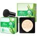 Mushroom Head Air Cushion CC Cream Aloe Vera Gel Liquid Foundation BB Cream CC Cream Foundation Concealer Long Lasting Foundation Makeup Full Coverage Even Skin Tone-Ivory Aloe Vera Ivory