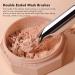 Facial Mask Brush Face Mask Brush Set Aluminum Handle Double End Softness Silicone - Buy Online on GoSupps.com