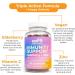 Uplift Vegan Elderberry Gummies with Vitamin C & Zinc - Immune Support for Kids & Adults - Gluten-Free Non GMO - 60ct - Buy Online on GoSupps.com
