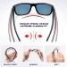 Buy Rivbos RBS862 Polarized Cycling Sunglasses for Men & Women - Lightweight UV400 Sports Glasses for Hiking Running Golf & Fishing - Buy Online on GoSupps.com
