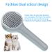 Cat Brush for Shedding and Dematting - Self Cleaning Slicker Brush for Dogs and Cats Grooming Tool - Buy Online on GoSupps.com