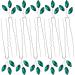PAGOW 10pcs Green Rhinestone Hair Pin  Bobby Hair Pins For Brides  Crystal Rhinestone Wedding Hair Piece For Bridesmaids  Vintage Hair Accessories for Women and Girls (3.5 x 0.98 inch) Emerald Green