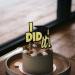I did it Cake Topper Glitter Graduation Cake picks Congrats Grad Food Picks for 2023 High School/College/Senior Graduation Party Glitter Decorations - Buy Online on GoSupps.com