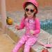 weVSwe Baby Toddler Boy Swimsuit UPF 50+ Sun Protection Rash Guard Swimwear | Rose Red Fish Scales | 0-3 Years - Buy Online on GoSupps.com