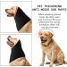 Amaxiu Dog Ear Warmers & Neckerchief | Cozy Black Earmuffs for Dogs | Comfortable Neck & Ear Cover for Pet Comfort (M) - Buy Online on GoSupps.com