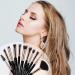 Zoreya Premium Makeup Brush Set - 16 Piece Brush Kit for Foundation, Powder, Blush, and Eye Shadows - Cruelty-Free Synthetic Brushes for Flawless Makeup Application - Buy Online on GoSupps.com