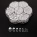 SATINA 5600Pcs White Flat Back Pearl Half Round Beads - DIY Craft, Jewelry, Wedding Decor - Buy Online on GoSupps.com