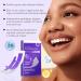 Enamel-Protective Purple Teeth Whitening Strips - Fast-Acting Tooth Stain Treatment Removes Yellow Stains & Freshens Breath for Brighter Smile (Pack of 1) - Buy Online on GoSupps.com