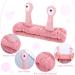 2 PCS Snail Face Wash Headband Set for Women and Girls - Soft Coral Fleece Spa Hair Band for Makeup, Skincare, Shower - Cute Elastic Headband for Beauty Routine - Pink+Green - Buy Online on GoSupps.com