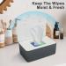 2-Pack Wet Wipes Box with Lid | Baby & Toilet Paper Storage | Plastic Tissue Napkin Holder for Home & Office - Buy Online on GoSupps.com
