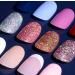 Teenitor Short Press on Nails - Glossy Glitter Fake Nails 288pcs - Buy Online on GoSupps.com