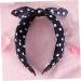 MAGICLULU Women Hair Hoop Bowknot Hair Band Hair Accessories Black and White Stripes Head Headband Women's Korean Version - Buy Online on GoSupps.com