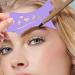 Fovolat Winged Eyeliners Tool | Flexible Eyeliners Stencils - Precision Beveled Design Eye Liners Reusable Cleaning Cloths for Women Purple - Buy Online on GoSupps.com