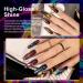 RARJSM Chameleon Liquid Chrome Nail Powder Set 6 Pcs | Iridescent Glitter & Mirror Effect | Easy Application for Nail Art | No Curing Required - Buy Online on GoSupps.com