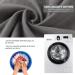 PlasMaller Dust Cover Storage Bags - Set of 3, 100% Cotton Flannel with Drawstring, for Handbags, Purses, Shoes & Boots - Grey - Buy Online on GoSupps.com