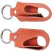 Asthma Inhaler Holder Inhaler Case Inhaler Carrying Holder Clasp Closure Safety Carabiner Clip 2pcs Portable PU Leather Inhaler Protective Holder (Orange) - Buy Online on GoSupps.com