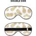 Golden Pineapple Sleep Eye Mask - Soft Light-Blocking Blindfold for Travel | Eliminate Fatigue & Enhance Sleep - Buy Online on GoSupps.com