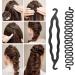 DUNBE Hair Styling Set 28 Pcs Hair Design Styling Tools Accessories DIY Hair Accessories Hair Modelling Tool Kit Hairdresser Kit Set Magic Simple Fast Spiral Hair Braid Hair Braiding Tool - Buy Online on GoSupps.com