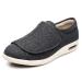 JCJNSL Unisex Extra Wide Diabetic Slippers Fleece Lined Comfy Memory Foam Orthopaedic Shoes Non Slip Slippers for Heel Pain and Plantar Fasciitis Gray 43 43 Grey