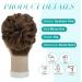 S-Noilite Curly Messy Bun Hair Scrunchie, Light Brown 12 - Women's Synthetic Ponytail Chignon Extension - Buy Online on GoSupps.com