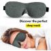 Shop 3D Contoured Sleep Mask - Ultra Lightweight & Comfortable for Eyelash Extensions | Deep Orbit Light Grey - Buy Online on GoSupps.com