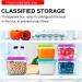 GWAWG 12 PCS Small Plastic Containers with Lids - Food Storage Pots for Baby & Kids - 6 Colors - Snack, Sauce, Meal, Yoghurt, Ice Cream, Salad - Buy Online on GoSupps.com