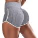Letters Print Workout Yoga Shorts for Women - Grey | No Boundaries - Buy Online on GoSupps.com