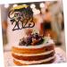 BESTonZON 6pcs 2023 Graduation Cake Decorating cake letters cupcake decorating graduation party favors class a customs 2022 graduation cake picks class of 2022 Glitter paper make up Ornament As Shown 15x14.3cm - Buy Online on GoSupps.com