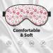 Shop Double-Sided Tulip Flowers Watercolor Sleep Mask | Adjustable & Soft Eye Covers for Perfect Shading & Reduced Eye Edema - International Shipping Available - Buy Online on GoSupps.com