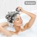 Lollanda Silicone Scalp Massage Brush for Hair Growth | Relaxing Head Massage & Shampoo Brush - Wet & Dry Use - Gray - Buy Online on GoSupps.com
