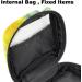 Menstruation Pad Bag with Zipper Stylish Women's Napkin & Tampon Collection Bags (Leaf Green Yellow Lemon Fruits) - Buy Online on GoSupps.com