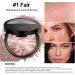Baked Powder Foundation Setting & Finishing Powder for Long-lasting Natural Makeup - Oil Control Brightening and Lightweight Formula (#1 Fair contour) 11 g (Pack of 1) #1 Fair - Buy Online on GoSupps.com