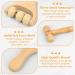 Premium Rapidbok Wooden Massage Roller Set - 2pcs Face & Body Roller for Muscle Relaxation & Gua Sha Massage - Buy Online on GoSupps.com