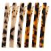 Cobahom 6 Pack Leopard Print Hair Clips Duckbill Hair Clip Metal Duck Teeth Hair Pins Chic Tortoise Shell Hair Barrettes for Women and Girls 6 Pcs Leopard Print