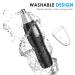 Ear and Nose Hair Trimmer for Men and Women - Dual Edge Blades, Facial Hair Removal Tool - Easy to Clean, Black - Buy Online on GoSupps.com