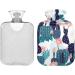 Hot Water Bottle with Cactus Flowers Cover - 2L Pain Relief & Bed Warmer - Buy Online on GoSupps.com