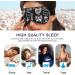 ALAZA Pug Dog Print Eiffel Tower Paris Sleep Mask - Funny Blackout Cooling Eye Mask for Men and Women - Buy Online on GoSupps.com