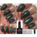 Bluesky Nail Gel Polish GREEN Pretty Poison Dark Green Shimmer UV LED Soak Off 10ml (Requires Drying Under UV/LED Lamp)