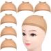 Wig Cap Light Brown FANDAMEI 6pcs Wig Caps to Hold Wig in Place Ultra Thin Stocking Wig Cap for Women Breathable & Stretchable- One Size Fits All