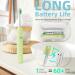 7am2m Electric Toothbrush for Adults Sonic Toothbrush with 8 Brush Heads Travel Case Rechargeable Electric Power Toothbrush with 2 Minutes Build in Smart Timer (Green) Green With Travel Case - Buy Online on GoSupps.com