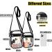 Fibrdoo Clear Crossbody Purse - Stadium Approved with Front Pocket for Concerts & Sports - Buy Online on GoSupps.com
