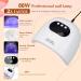 88W UV Nail Lamp for Fast Gel Nail Polish Nail Dryer Curing Lamp with 30/60/90S Timers Smart Auto Sensor LED Digital Display for Home and Salon Pure White - Buy Online on GoSupps.com