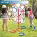 Horseshoe Outside Game Set - Complete with 4 Horseshoes, 2 Stakes - Blue and Red Colors - Perfect for Parties and Outdoor Gatherings - Buy Online on GoSupps.com