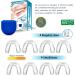 Buy 2 Sizes Pack of 8 Moldable Mouth Guards for Teeth Grinding & Clenching | Athletic & Whitening Tray | International Shipping - Buy Online on GoSupps.com
