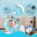 HYLYUN HATE RACK CAST - Adjustable Soft Sunflower Cat Collar for Recovery | Ideal for Cats & Small Dogs Post-Operation - bm m Blue - Buy Online on GoSupps.com